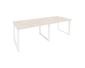 Стол переговорный (2 столешницы) на О-образном м/к 2360x980x750 Onix images