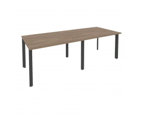 Стол переговорный (2 столешницы) на П-образном м/к 2360x980x750 Onix images
