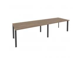 Стол переговорный (2 столешницы) на П-образном м/к 3160x980x750 Onix images