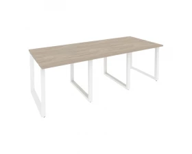 Стол переговорный (3 столешницы) на О-образном м/к 2340x980x750 Onix images