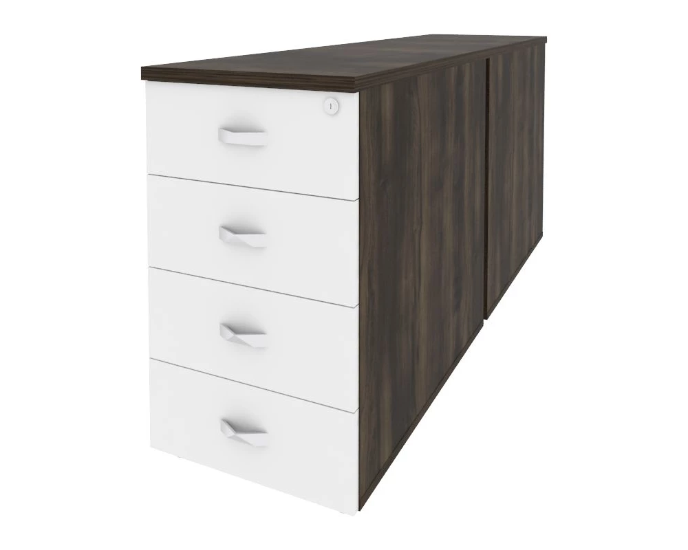 Тумба двойная приставная / опорная 432x1635x750 Onix