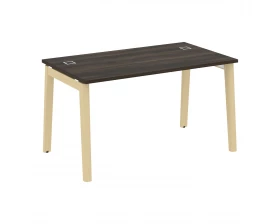 Стол для руководителя, опоры - массив дерева 138x80x75 Onix Wood Direct images