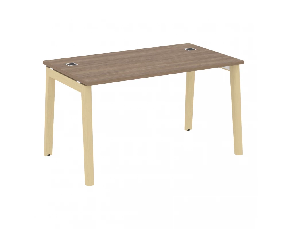 Стол для руководителя, опоры - массив дерева 138x80x75 Onix Wood Direct