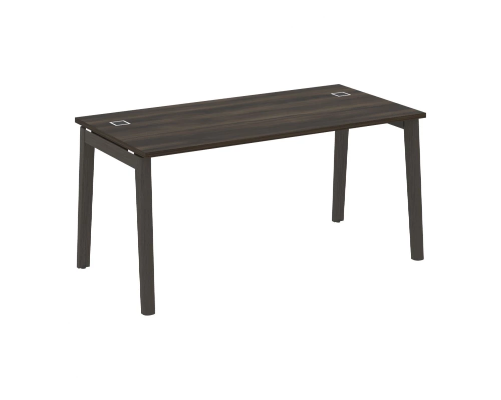 Стол рабочий руководителя, опоры - массив дерева 158x80x75 Onix Wood Direct