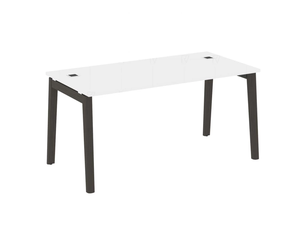 Стол рабочий руководителя, опоры - массив дерева 158x80x75 Onix Wood Direct