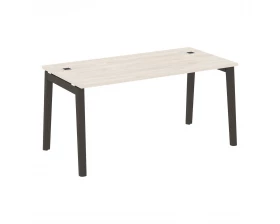 Стол рабочий руководителя, опоры - массив дерева 158x80x75 Onix Wood Direct images