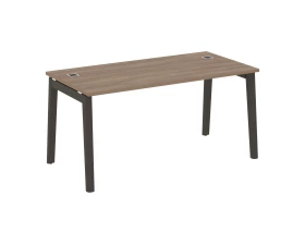 Стол рабочий руководителя, опоры - массив дерева 158x80x75 Onix Wood Direct images