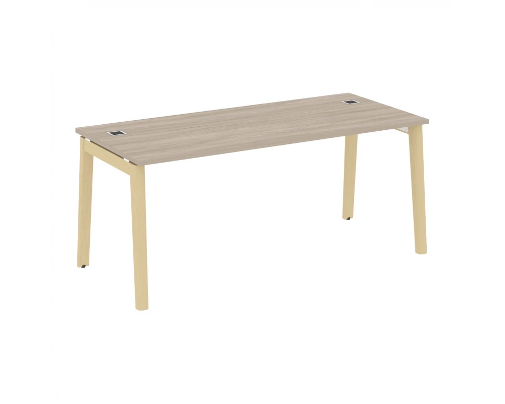 Стол рабочий руководителя, опоры - массив дерева 178x80x75 Onix Wood Direct