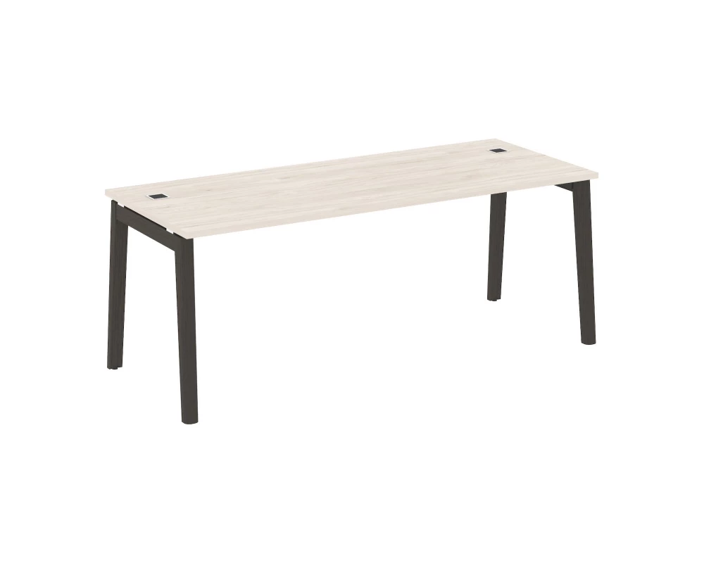 Стол рабочий руководителя, опоры - массив дерева 198x80x75 Onix Wood Direct