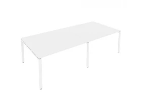 Переговорный стол (2 столешницы) на П-образном м/к 280x123,5x75 Metal System images