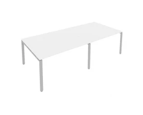 Переговорный стол (2 столешницы) на П-образном м/к 280x123,5x75 Metal System images