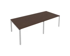 Переговорный стол (2 столешницы) на П-образном м/к 280x123,5x75 Metal System images