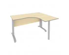 Стол офисный угловой правый металлокаркас 1400x1200x755 Riva images