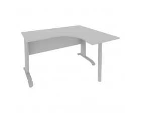 Стол офисный угловой правый металлокаркас 1400x1200x755 Riva images