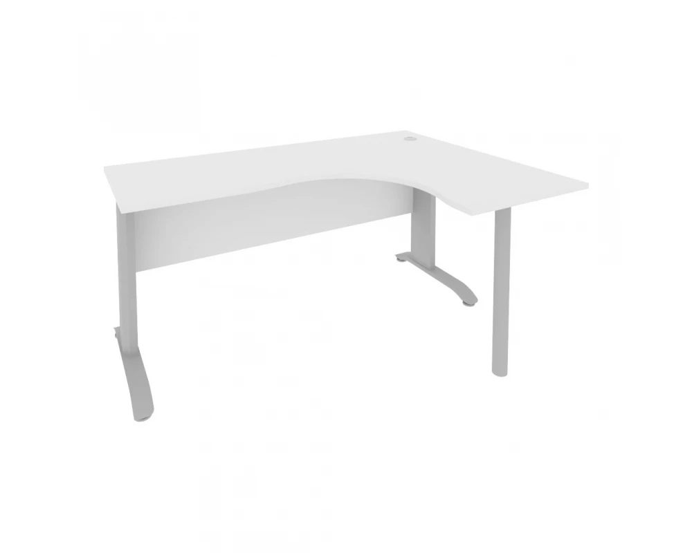 Стол офисный угловой правый металлокаркас 1600x1200x755 Riva