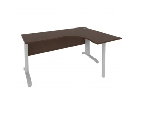 Стол офисный угловой правый металлокаркас 1600x1200x755 Riva images