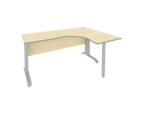 Стол офисный угловой правый металлокаркас 1600x1200x755 Riva images