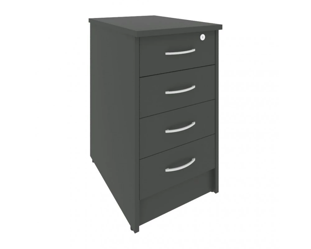 Тумба приставная с замком 412x600x755 Riva