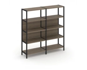 Двухсекционный стеллаж четырехярусный 1590х400х1613 Shelf System images