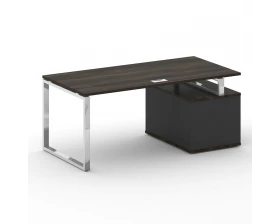 Стол для руководителя с опорной тумбой , левый 180 Shift images