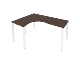 Стол криволинейный левый на П-образном м/к 160x120x75 Metal System images