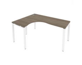 Стол криволинейный левый на П-образном м/к 160x120x75 Metal System images