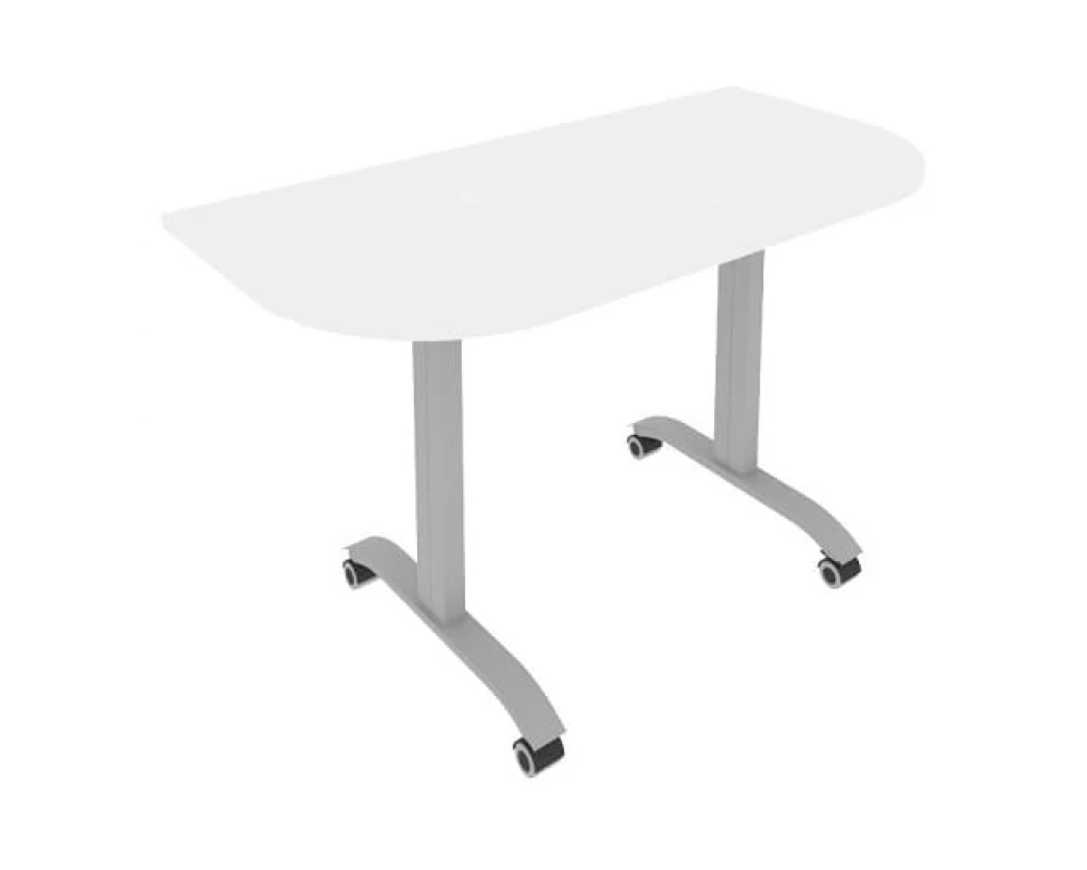 Стол радиусный складной мобильный 1300x650x757 Mobile System