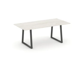 Стол переговорный опоры трапеция без лючка 1980x980x750 Style Project Direct images