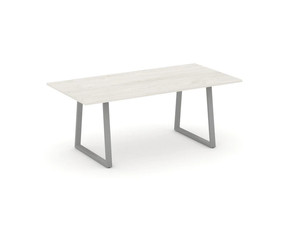 Стол переговорный опоры трапеция без лючка 1980x980x750 Style Project Direct