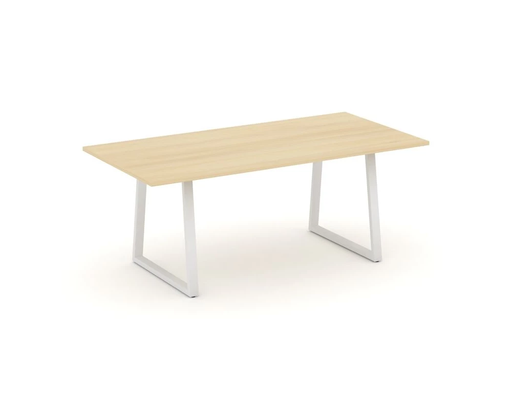 Стол переговорный опоры трапеция без лючка 1980x980x750 Style Project Direct