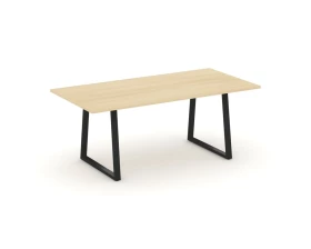Стол переговорный опоры трапеция без лючка 1980x980x750 Style Project Direct images