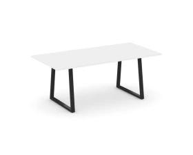 Стол переговорный опоры трапеция без лючка 1980x980x750 Style Project Direct images