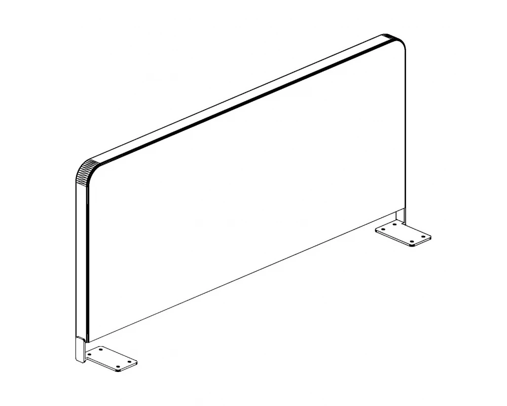 Экран боковой Ткань 600х28х497 Style Project