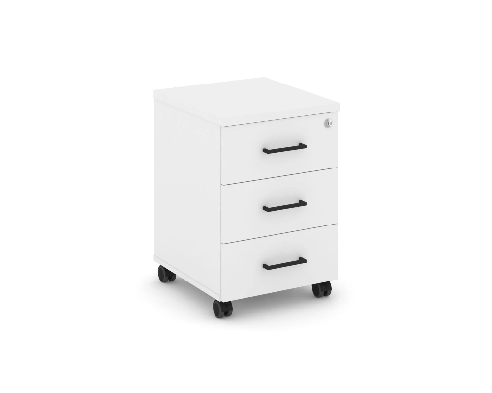 Тумба мобильная 3 ящ. Стандартные колеса 416x460x611 Style Project