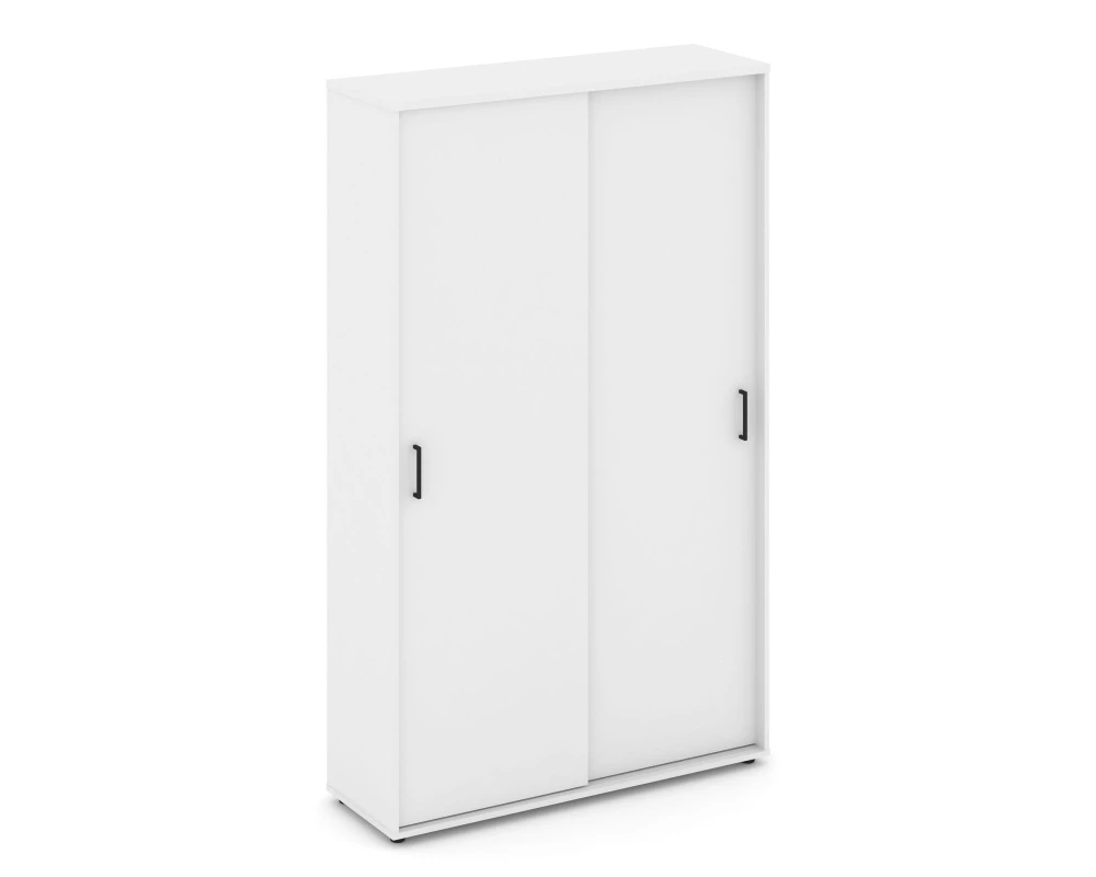 Шкаф-купе с полками в 2-х секциях 1200x400x1982 зад. стенка HDF Style Project