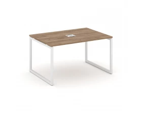 Стол переговорный на О-образном каркасе 40 мм с лючком 980x980x750 Style Project images