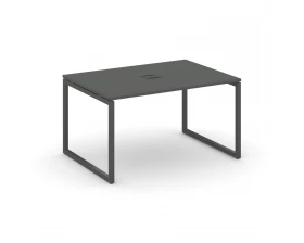 Стол переговорный на О-образном каркасе 40 мм с лючком 980x980x750 Style Project images