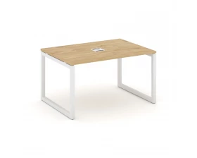 Стол переговорный на О-образном каркасе 50 мм с лючком 980x980x750 Style Project images