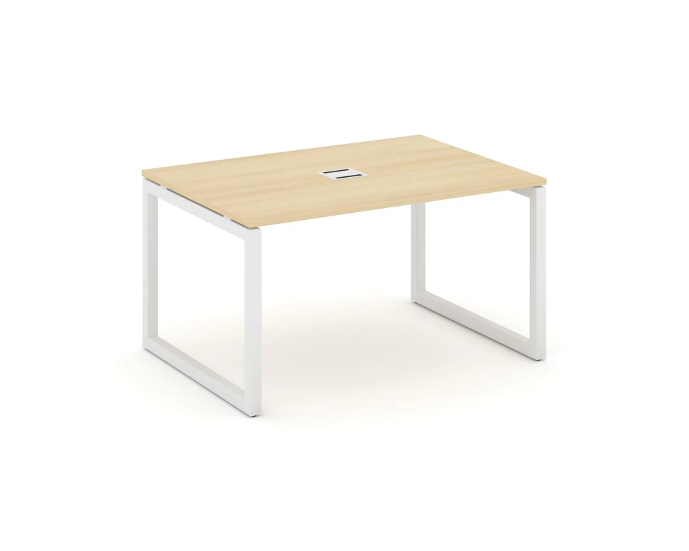 Стол переговорный на О-образном каркасе 50 мм с лючком 980x980x750 Style Project