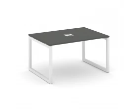 Стол переговорный на О-образном каркасе 50 мм с лючком 980x980x750 Style Project images