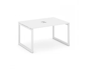 Стол переговорный на О-образном каркасе 50 мм с лючком 980x980x750 Style Project images