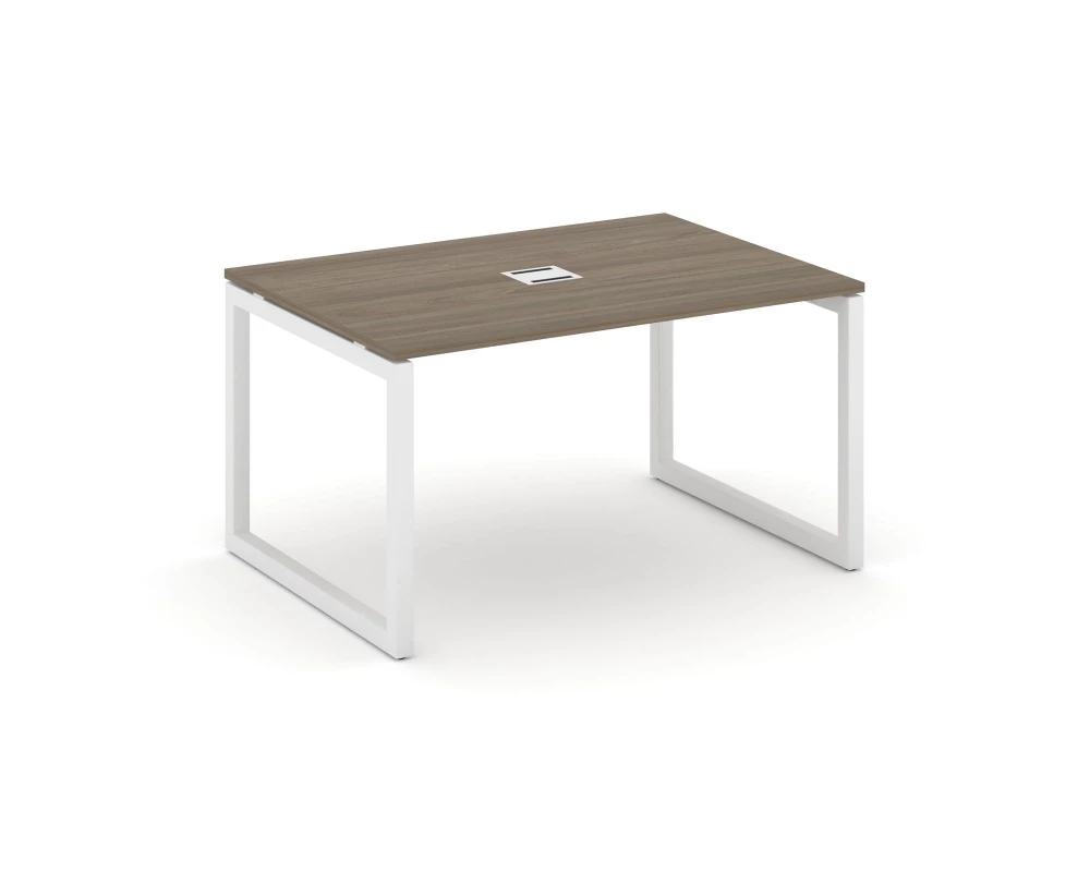 Стол переговорный на О-образном каркасе 50 мм с лючком 980x980x750 Style Project