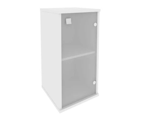 Шкаф низкий узкий 1 низкая дверь стекло правый 412x410x828 Стайл Систем / Style System