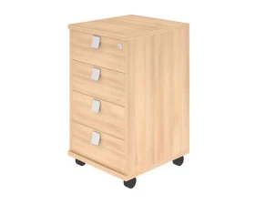 Тумба подкатная 4 ящика с замком Style System images