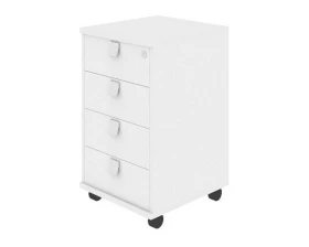 Тумба подкатная 4 ящика с замком Style System images