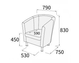 Кресло Эллипс images