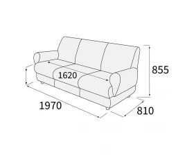 Диван 3-х местный Матрикс images