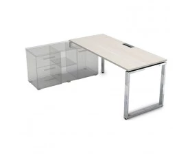 Стол рабочий, прямолинейный три опоры, левый (1400*700*750) НСТЛ-О.979 Gloss Line images