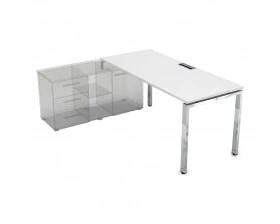 Стол рабочий прямолинейный три опоры, левый (1800*700*750) НСТЛ-П.975 Gloss Line images