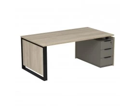 Стол рабочий на опорной угловой тумбе (2060x1030x750) Magnetic images
